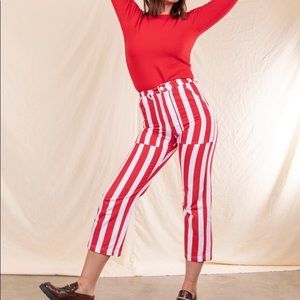 Big Bud Press XS red stripe work pants